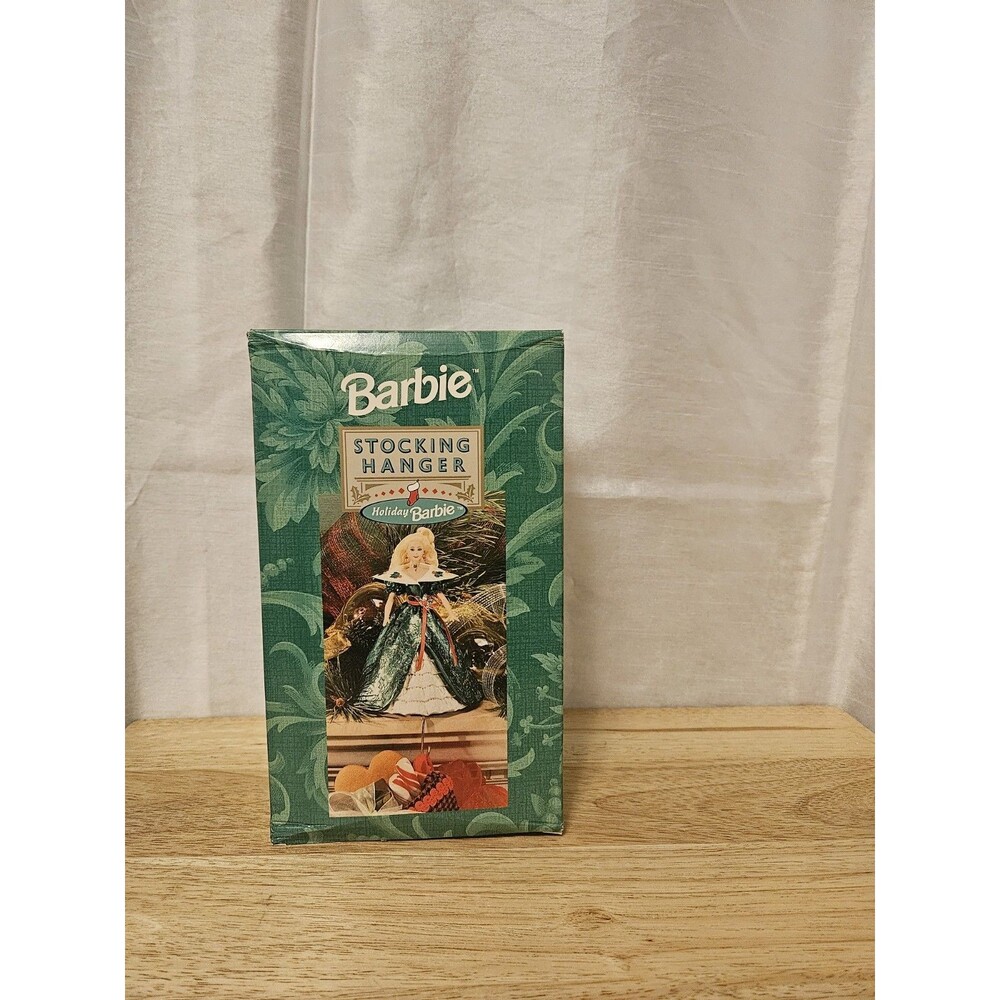 NEW 1996 Vintage Holiday Hallmark Barbie Christmas Stocking Hanger